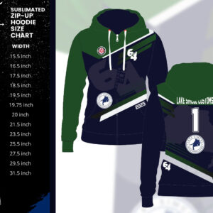 Elite 64 Sublimated Zip Hoodie